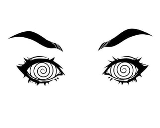 female-eyes-with-hypnotizing-spiral-iris-vector-39607135